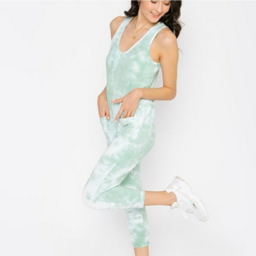 Smash+Tess Tie Dye Saturday Romper/Jumpsuit